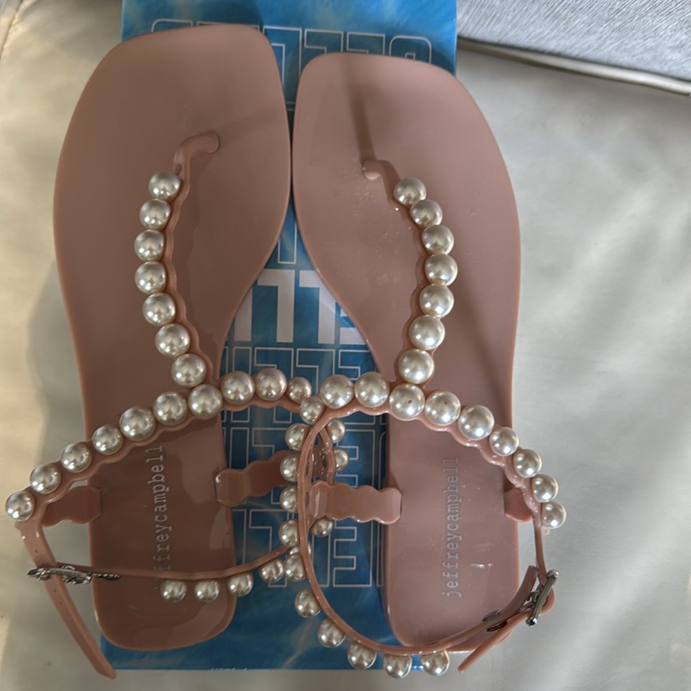 Jeffrey Campbell PEARLESQUE / Natural US 7.